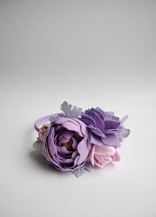 Обідок фіолетова ніжність6 фото