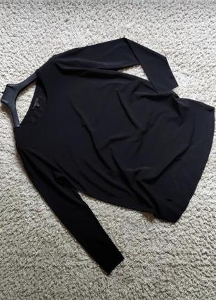 Вільна легка чорна блуза cos1 фото
