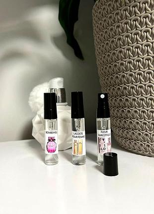 Набір ароматів 3 шт bombshell, pour femme, ex narcotique