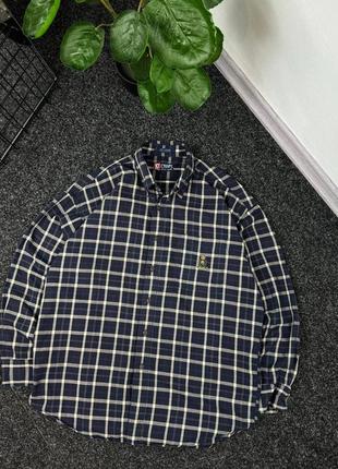 Polo ralph lauren chaps vintage сорочка flannel фланелева