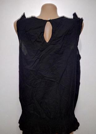 Хлопковая блуза с серебристой фурнитурой e_vie 16/50 размера6 фото