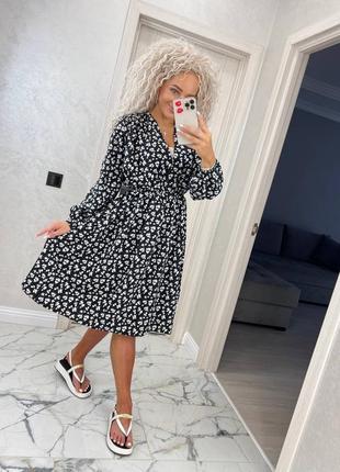 Платье миди приталенное с пышной юбкой солнце колокольчик трапеция расклешенное ретро вечернее чёрное голубое зелёное с декольте с длинными рукавами