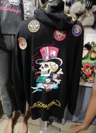 Капюшонка батал ed hardy1 фото