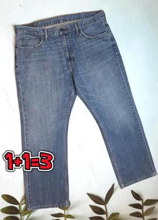 🎁1+1=3 брендовые синие прямые джинсы levis оригинал, размер 50 - 521 фото