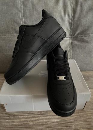 Nike air force 1 44 43 42 41black af1 one чорні найк ейр форс ван2 фото