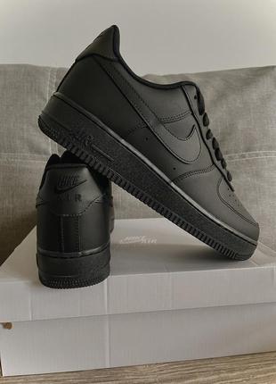 Nike air force 1 44 43 42 41black af1 one чорні найк ейр форс ван4 фото