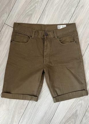 Denim go классические шорты м slim стан на фото хаки