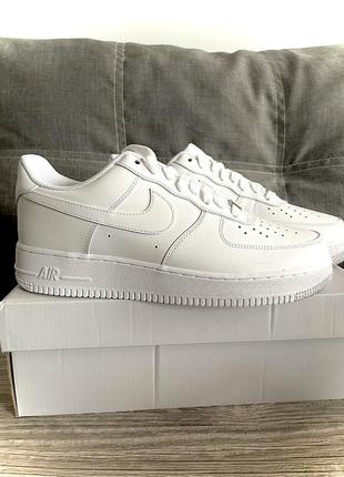 Nike air force 1 white af1 43 42 44 белые найк эир форсы 1 ван1 фото