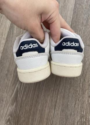 Оригинальные детские кроссовки на липучках adidas , натуральная кожа4 фото