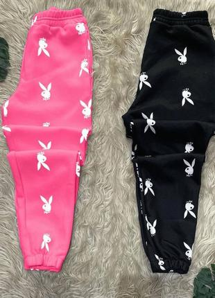 Трендовий якісний спортивний костюм з худі під playboy3 фото
