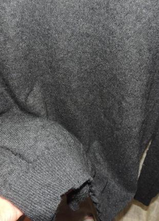 Серый кашемировый свитер-джемпер cashmere из 100% кашемира хл 52-546 фото