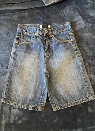 Детские джинсовые шорты paper denim&cloth