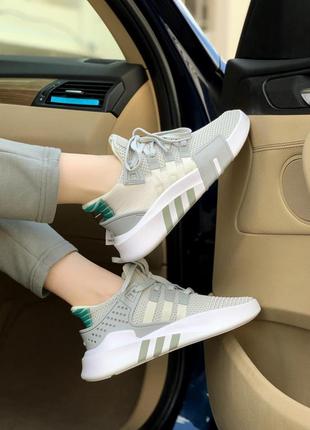 Кроссовки женские мужские в стиле adidas equipment eqt adv grey  адидас эквипмент серые1 фото