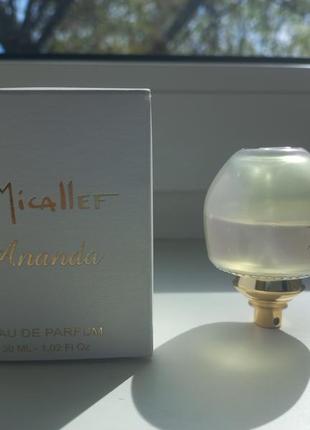 Парфюмированная вода m.micallef ananda edp остаток из флакона 30 ml2 фото