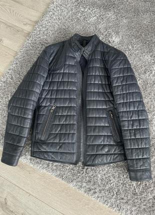 Кожаная куртка мужская, размер xl3 фото