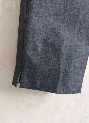 Новые женские брюки marks &amp; spencer u916 xl 50р., синие, хлопок с вискозой5 фото