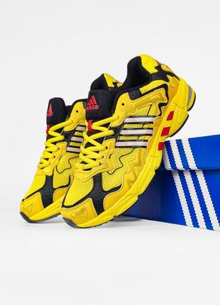 Кросівки adidas x bad bunny response yellow black2 фото