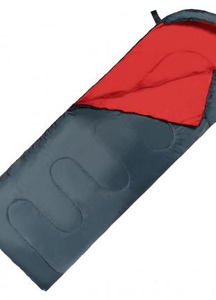 Спальный мешок (спальник) одеяло sportvida sv-cc0063 +2 ...+21°c r navy green/red