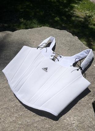 Корсет из оригинальной футболки adidas1 фото