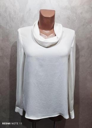 509.ошатная блузка с воротником водопад премиального бренда из нимечки marc cain