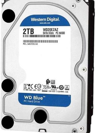 Жорстку диск 3.5" 2tb western digital blue sata 3, 256mb, 5400...
