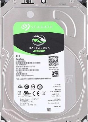 Жорсткий диск 3.5" 4tb seagate barracuda sata 3, 5400rpm, 256m...