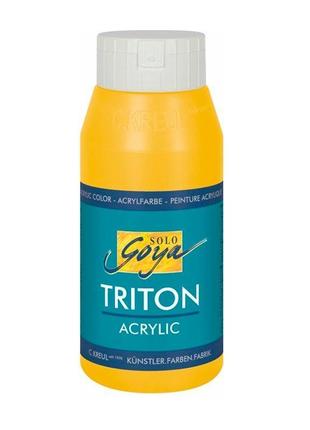 Краска акрилова "solo goya"triton 20мл (розфасовка) золото