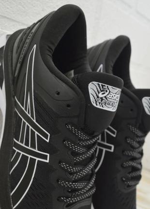 Розпродаж! asics кросівки кеди чоловічі асікс весняні літні демісезонні демісезон низькі сітка текстиль текстильні легкі чорні з білим4 фото