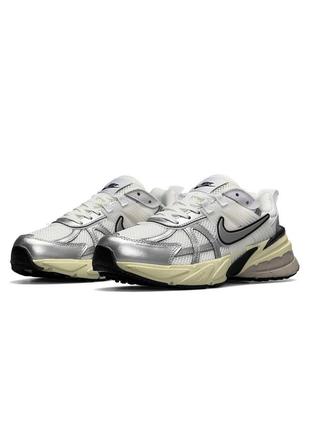 Мужские кроссовки nike runtekk white silver