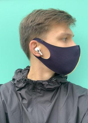 Багаторазова антибактеріальна маска pitta mask 3-шаровий2 фото