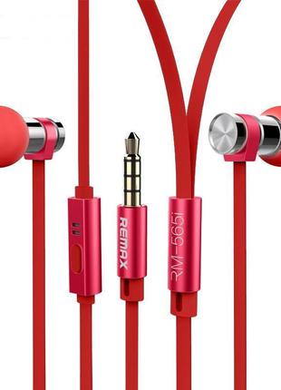 Навушники remax rm-565i (red)