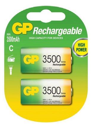 Акумулятори gp rechargeable c (r14) 3500mah nimh 2шт (350снс-2...