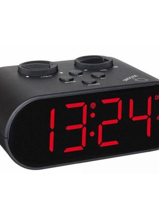 Цифрові годинник з будильником tfa ellypse, black