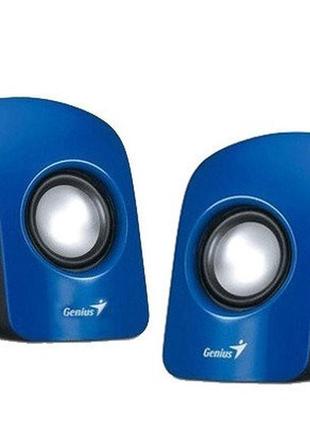 Акустическая система genius sp-u115 2.0 (blue)