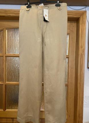 Жіночі брюки з тонкого льону