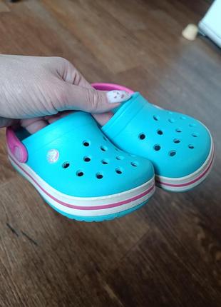 Крокси crocs на дівчинку6 фото