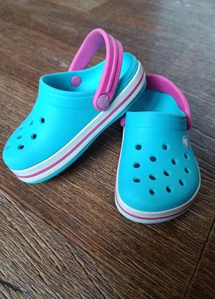 Крокси crocs на дівчинку5 фото