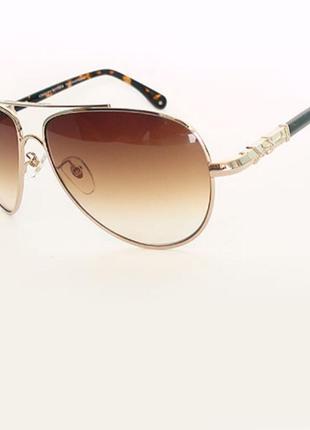 Окуляри chrome hearts bk ms-mettater gold brown