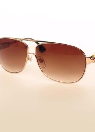 Окуляри chrome hearts sgd buek gold brown