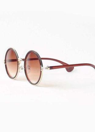 Окуляри chrome hearts dl 435 gold brown