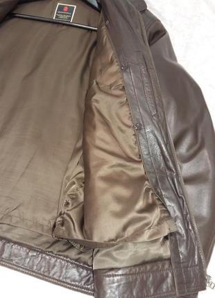 Куртка шкіряна , 60 р. з норковим коміром6 фото