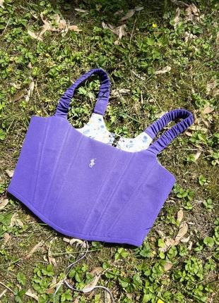 Корсет з футболки polo ralph lauren