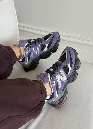 Женские кроссовки 9060 purple в стиле new balance1 фото