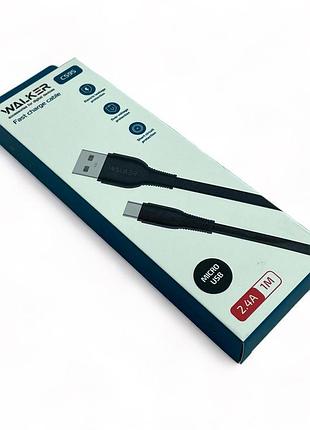 Кабель walker c595 type-c to micro usb (1.0m)