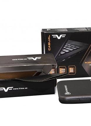 Кишеня зовнішня 2.5" frime usb 3.0, 1xsata hdd, black, пластик...