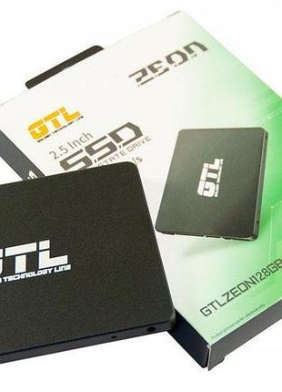 Новий накопичувач ssd 120gb, gtl zeon, 2.5" 3d tlc (gtlzeon120gb)