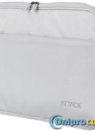 Сумка для ноутбука attack universal 15.6" grey