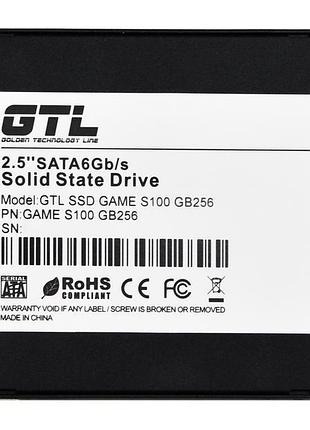 Накопичувач ssd 2.5" 256gb, gtl game s100 (game_s100_gb256)