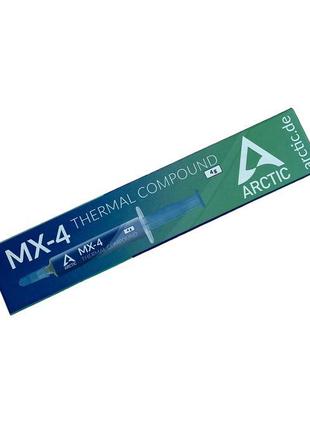 Термопаста arctic mx-4, 4 г, шприц, 8.5 вт/мк, -50 °c / +160 °c