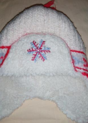 Зимова шапка і шарф на дівчинку 3-4 роки 46-48 см2 фото